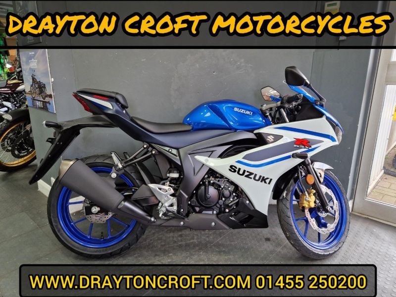New Suzuki GSX-R125 WHITE/BLUE