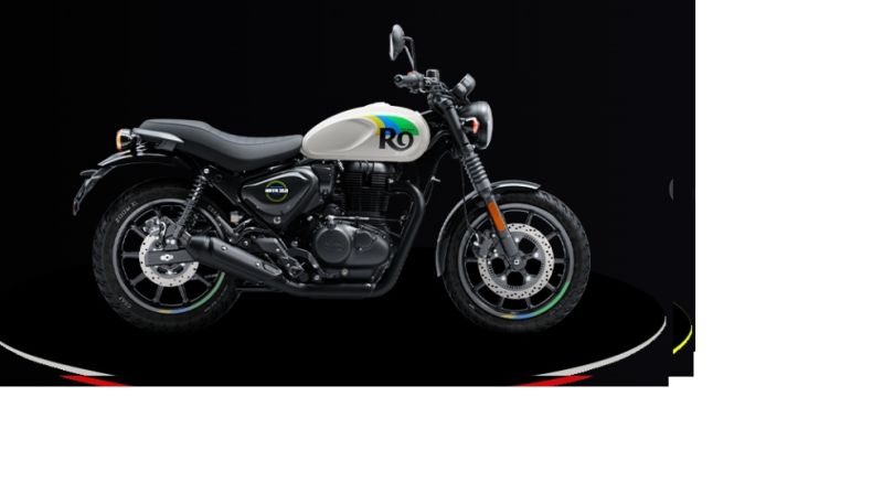 New Royal Enfield Hntr 350 E5 RIO WHITE
