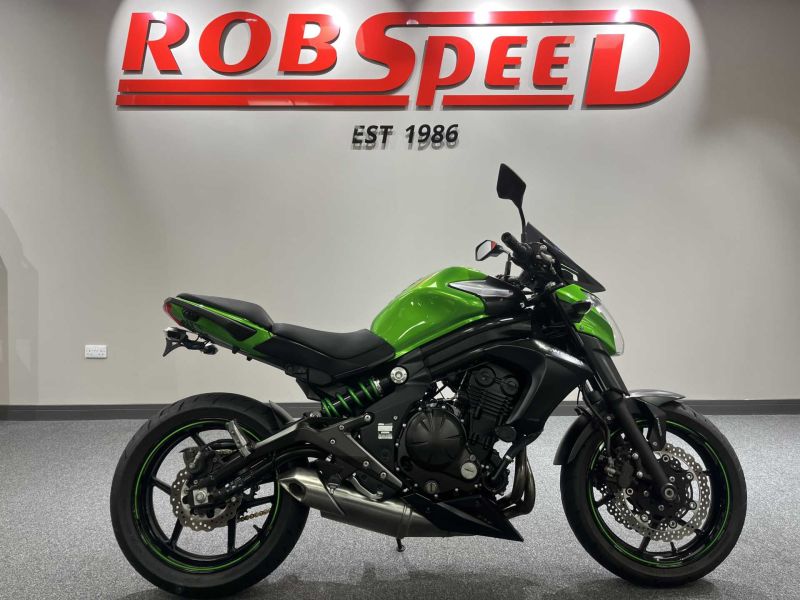 2015 Kawasaki ER6N Green
