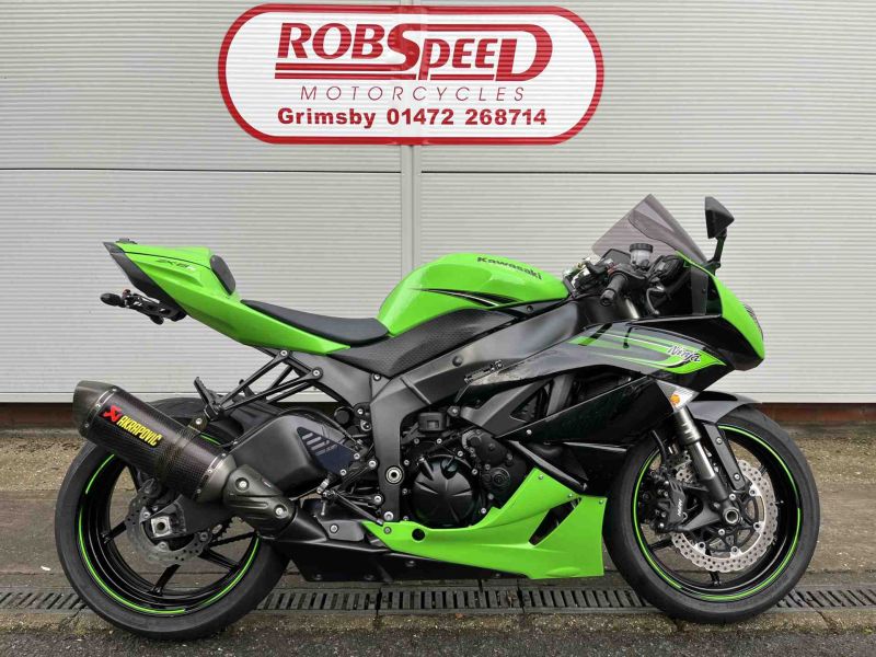 2012 Kawasaki ZX6R Green