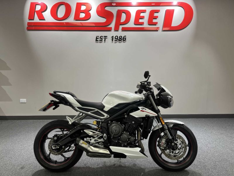 2019 Triumph Street Triple 765 RS White 2019 Triumph Street Triple 765 RS White