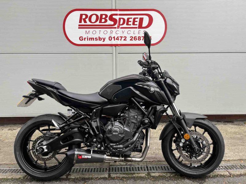 2022 Yamaha MT07 Black 2022 Yamaha MT07 Black