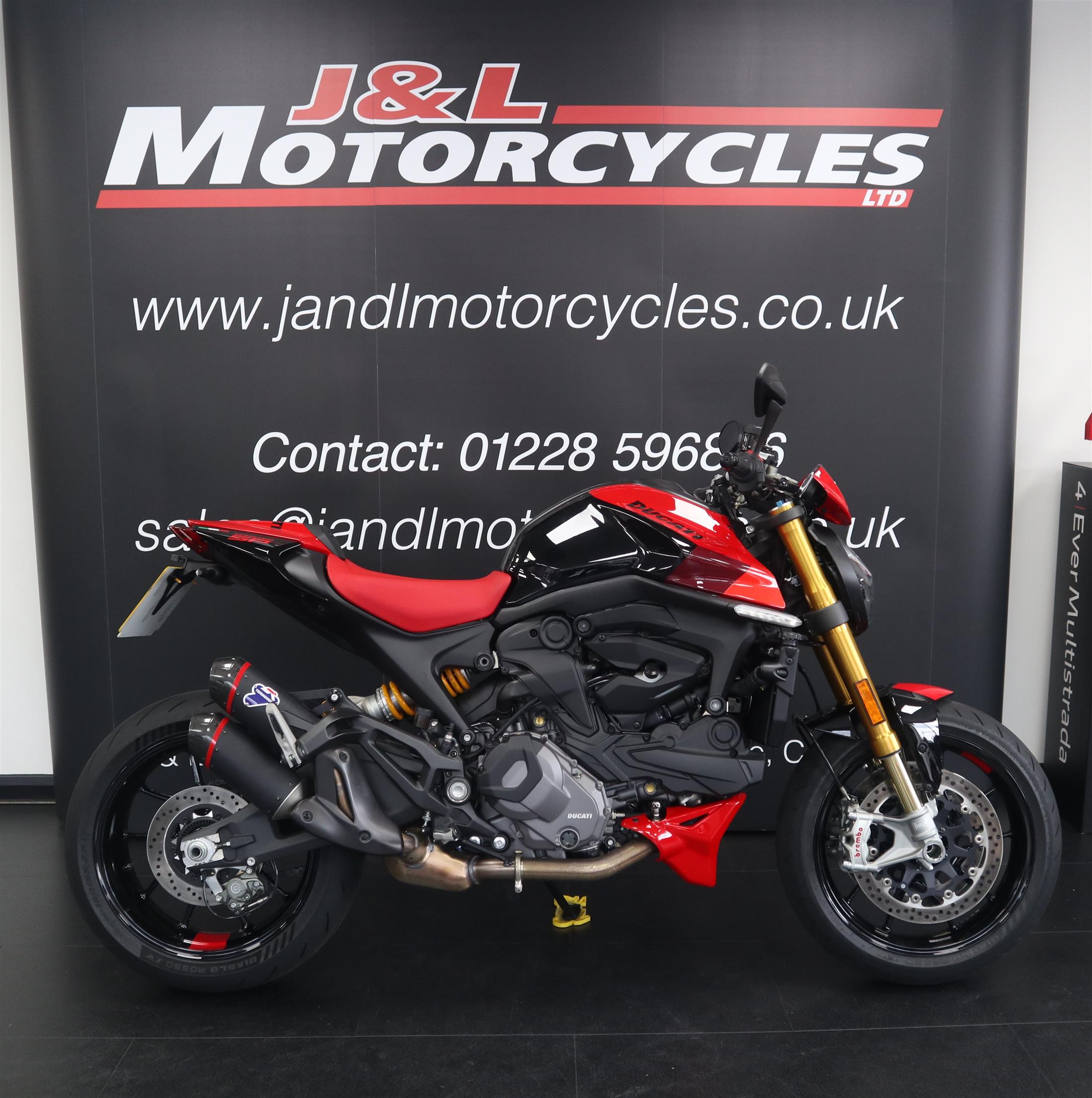 Ducati Monster SP. 451 Miles Only, Remainder Of Manufacturers Warranty!