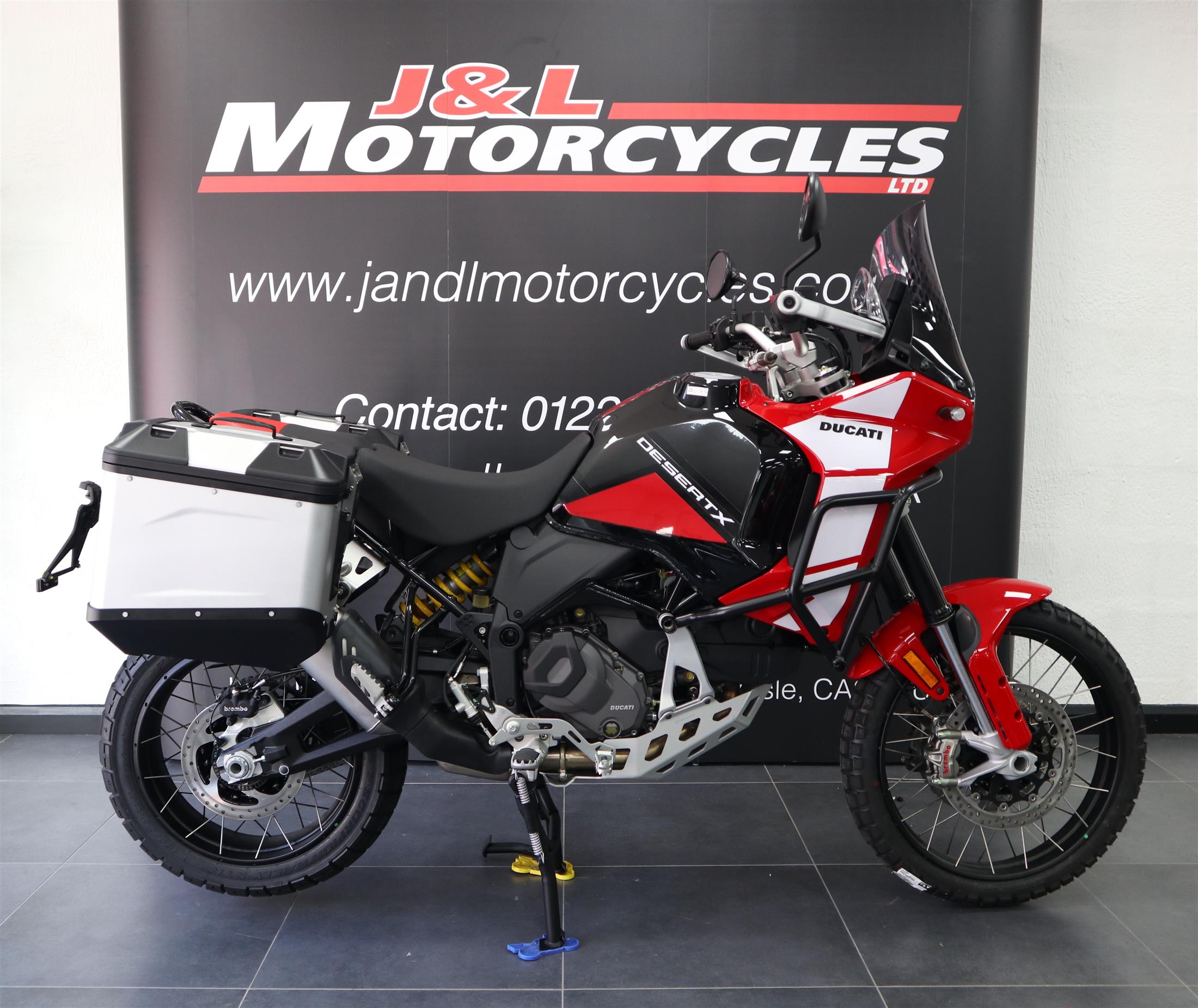 Ducati Desert X Discovery, 4 Years Manufacturers Warranty and Roadside Assist