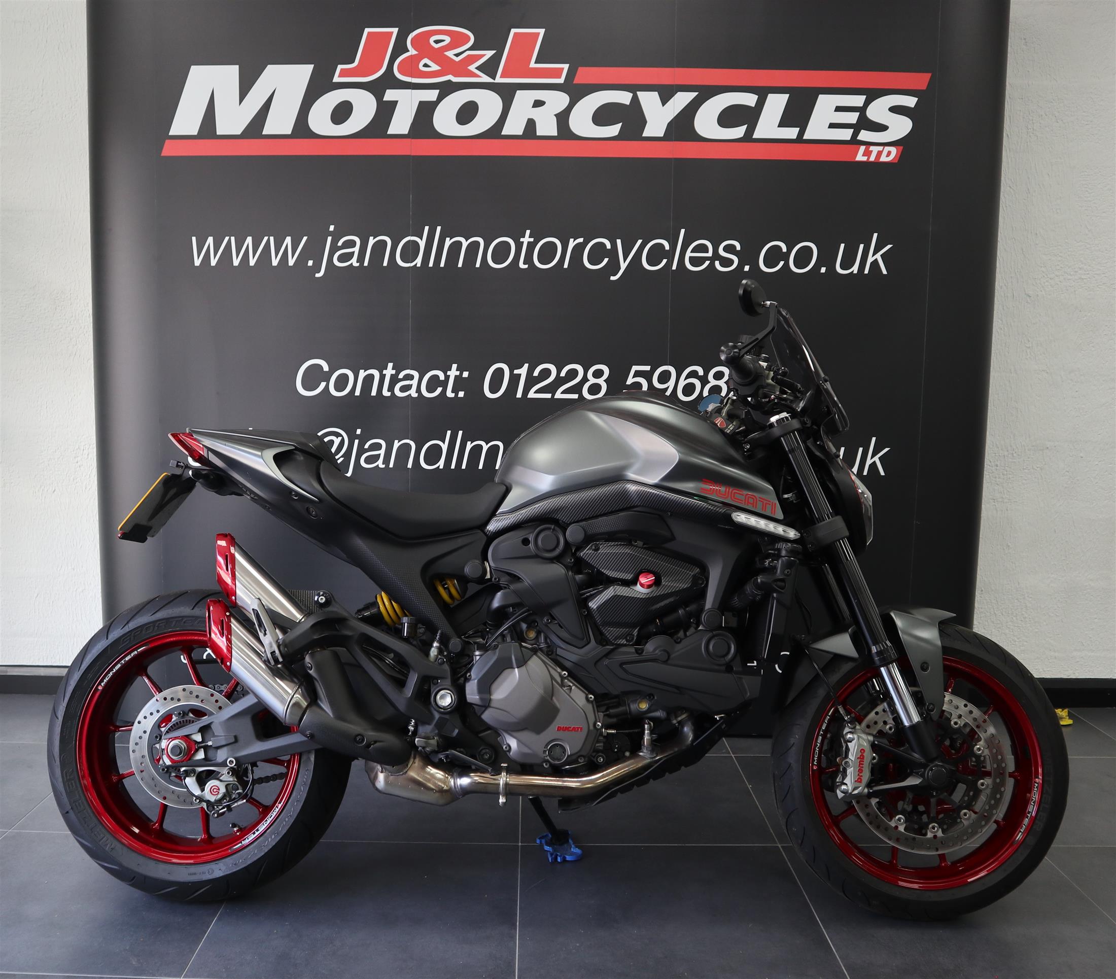 Ducati Monster 937, Full Ducati Service History, Approved Used Warranty