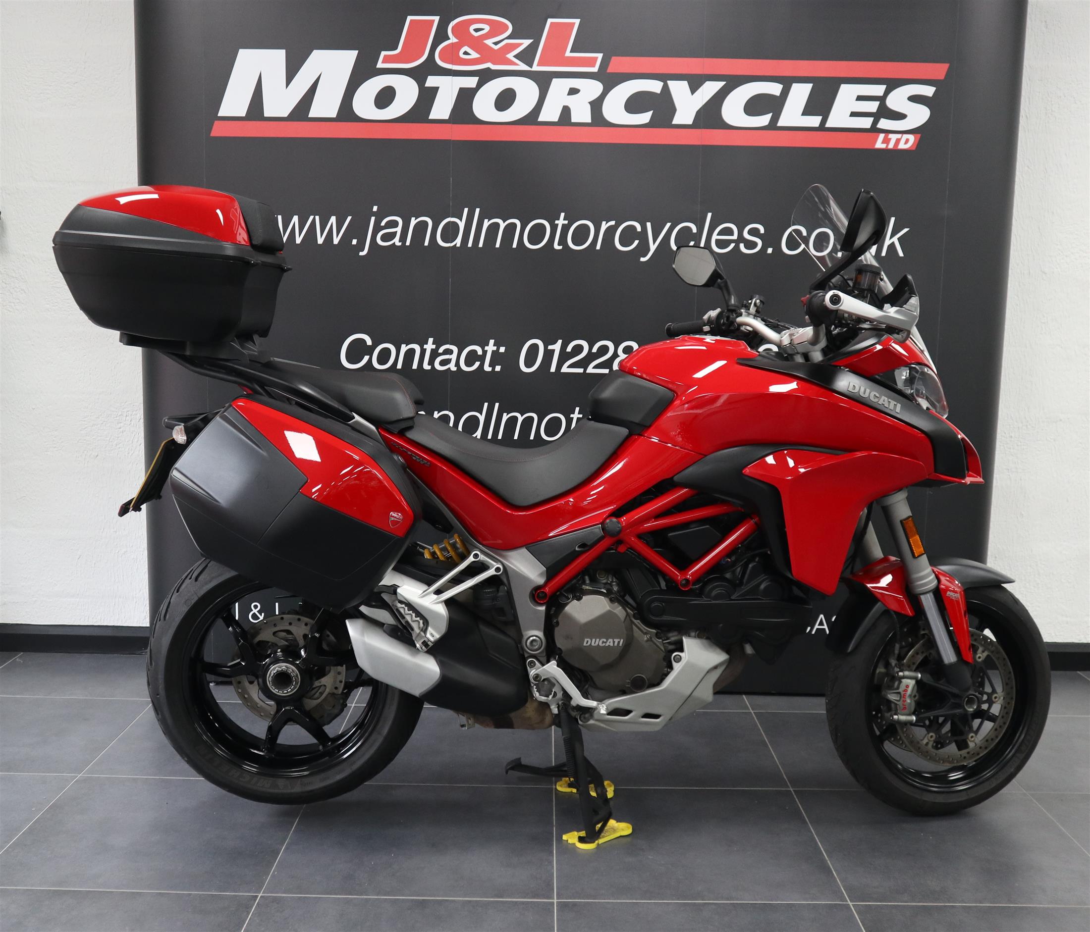 Ducati Multistrada 1200S Touring With Top Box, Good Condition
