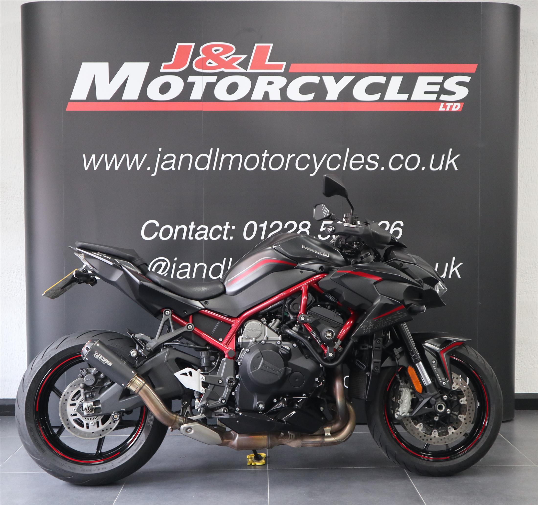 Kawasaki Z H2. K Tech rear shock. Very low miles.
