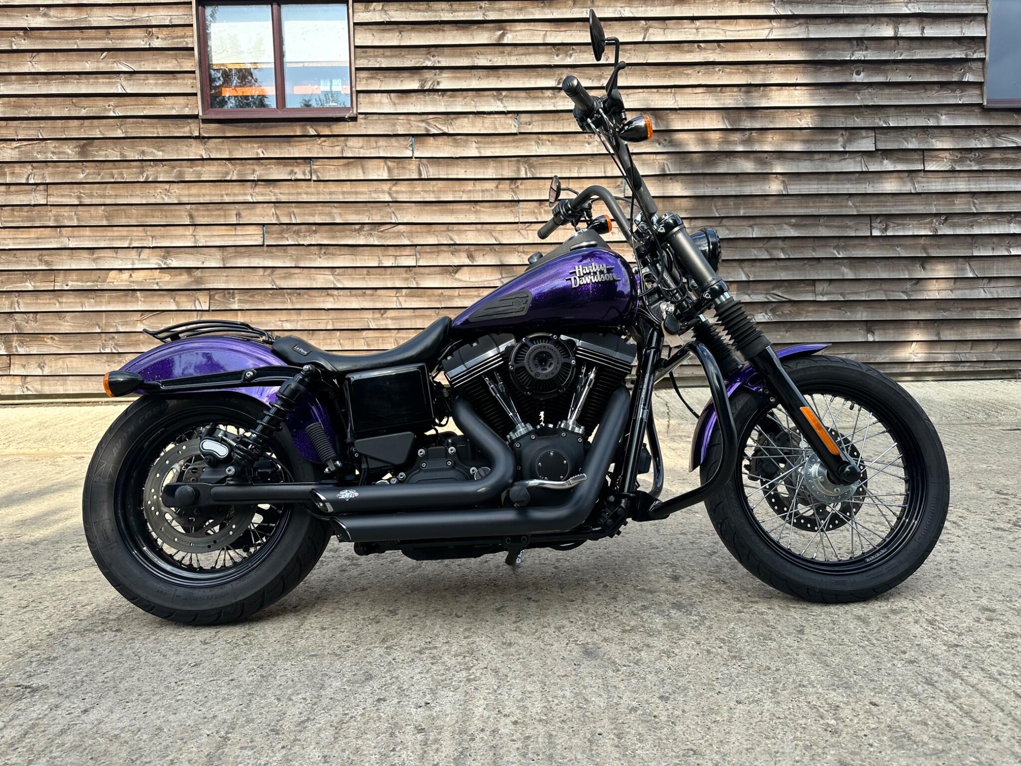 Purple 2014 Fxdb Street Bob Used 2014 Harley-Davidson Dyna® Street