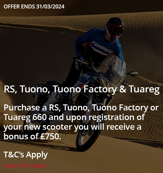 660 Promotion - RS, Tuono, Tuono Factory & Tuareg