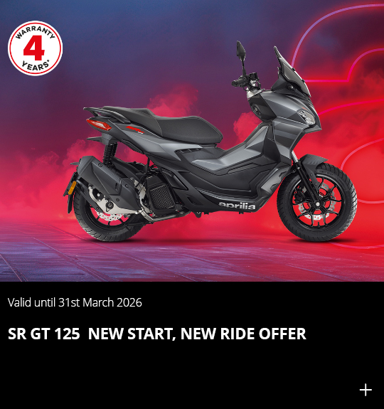 APRILIA SR GT 125 PROMOTION
