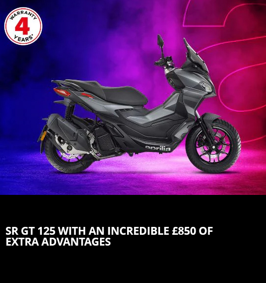 APRILIA SR GT 125 PROMOTION