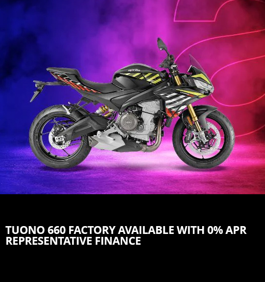 TUONO 660 FACTORY WITH 0% APR REPRESENTATIVE FINANCE