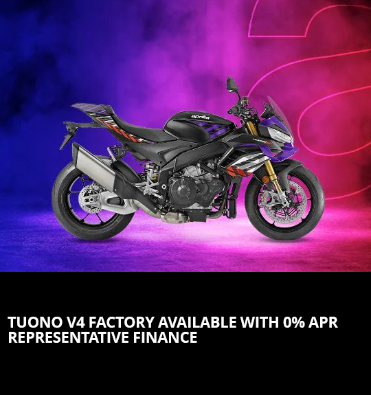 TUONO V4 FACTORY WITH 0% APR REPRESENTATIVE FINANCE