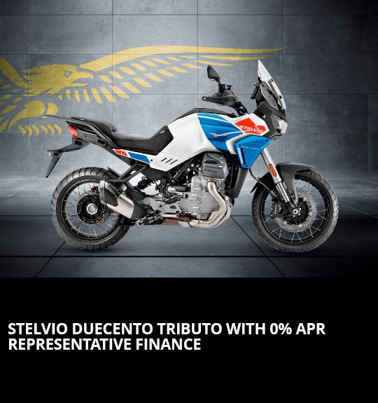 STELVIO DUECENTO TRIBUTO WITH 0% APR REPRESENTATIVE FINANCE