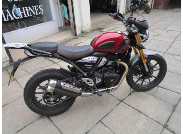 2024 Triumph SCRAMBLER 400X RED/BLACK