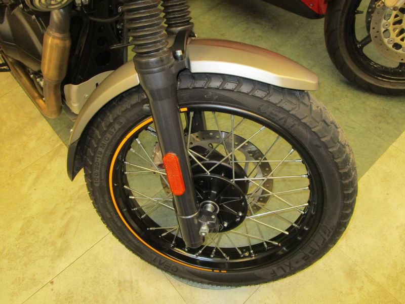 2023 Royal Enfield SCRAM 411 E5 GRAPHITE YELLOW