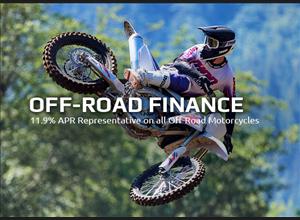 Off-Road Motorcycle Finance - 11.9% APR