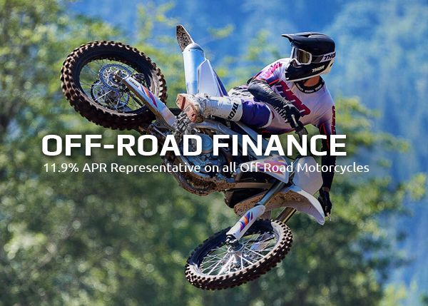 Off-Road Motorcycle Finance – 11.9% APR