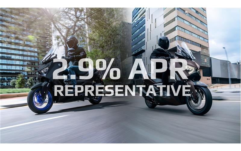 2.9% APR Representative on new XMAX models