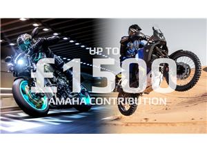 Up to £1,500 Yamaha Contribution