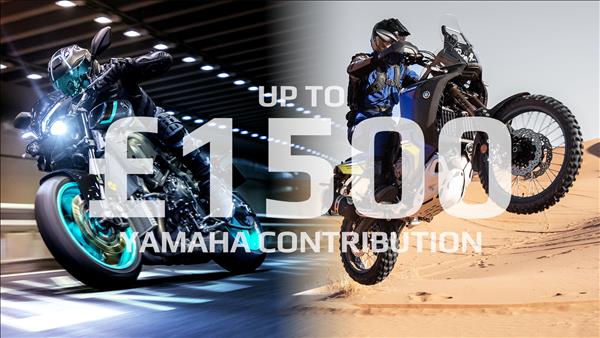 Up to £1,500 Yamaha Contribution