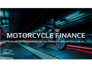 Motorcycle Finance - 9.4% APR Representative