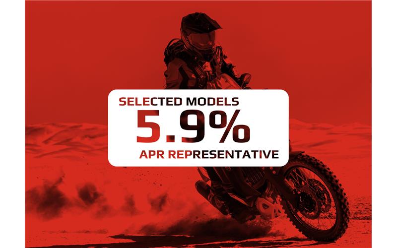 5.9% APR Representative Motorcycle Finance