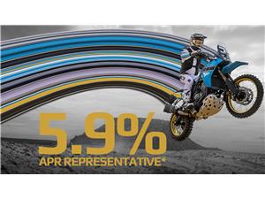 5.9% APR Representative Finance on the R9, MT-09 SP & Ténéré models