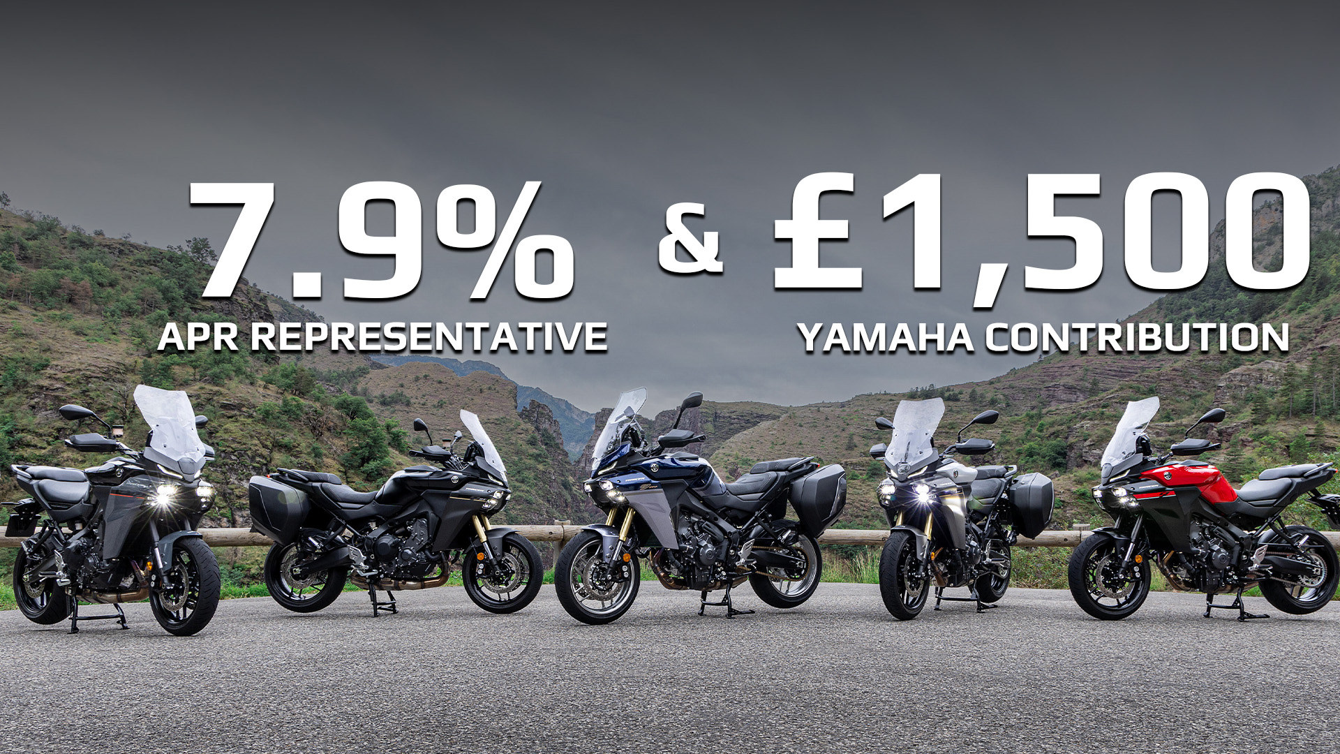 £1,500 Contribution & 7.9% APR Representative Finance*