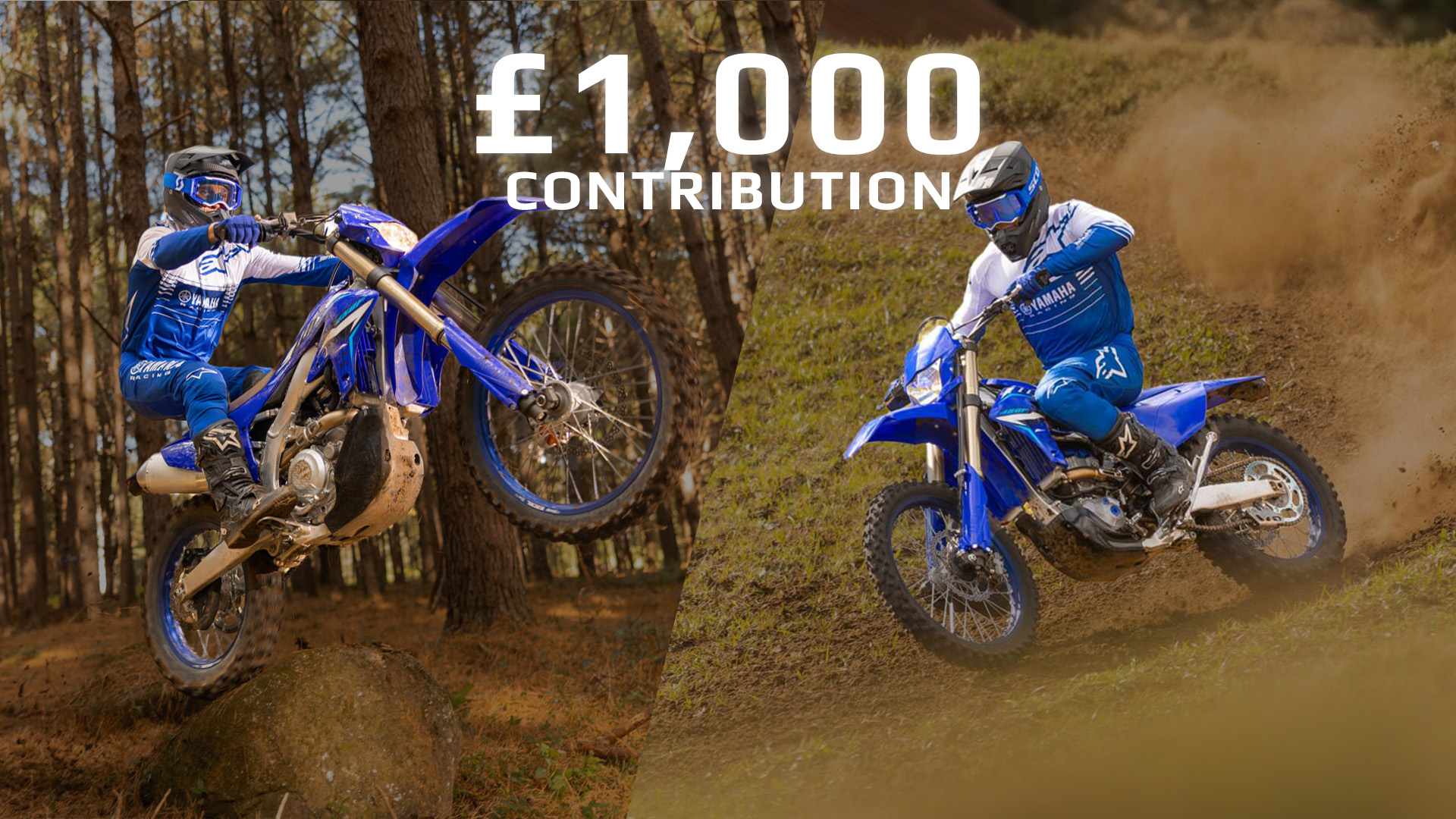 £1,000 contribution towards 2026 WR Enduro models