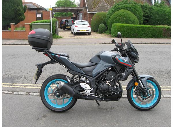 Yamaha MT-03. Great condition, top box fitted.
