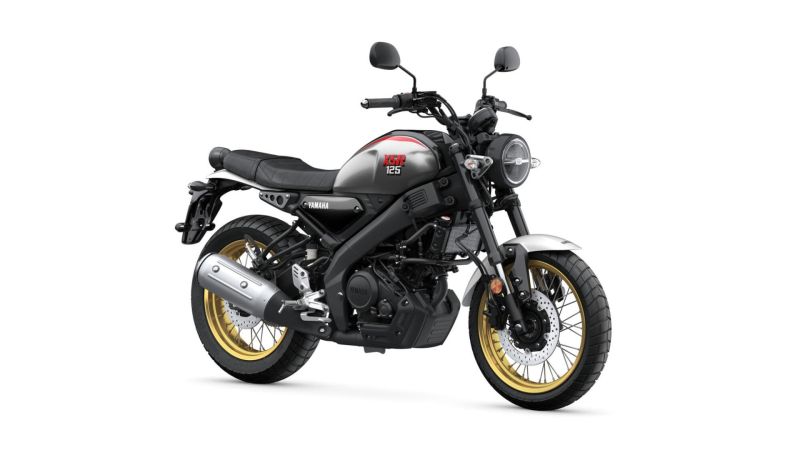 New Yamaha XSR125 LEGACY SILVER