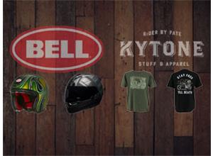 We Are Now Suppliers of Bell Helmets & Kytone Clothing
