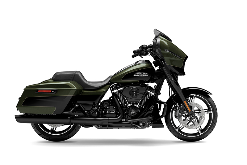 Olive Steel Metallic / Vivid Black - Black Trim