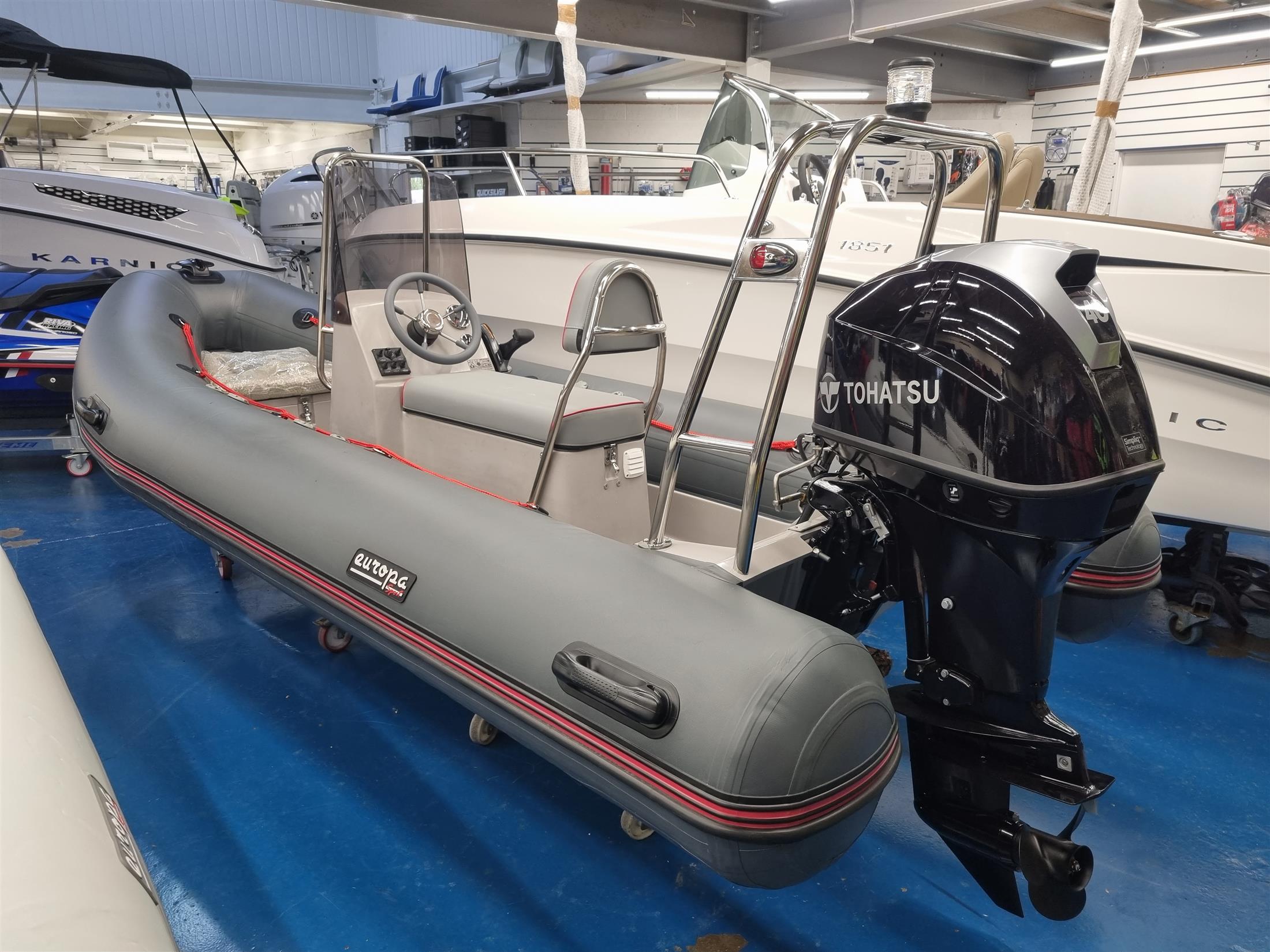 New Europa Sport R420 4.2m RIB Platinum series with Tohatsu 40hp Four Stroke Outboard