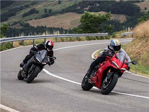Bike World head onto the road with new Panigale V2 S for a comparison test against its predecessor