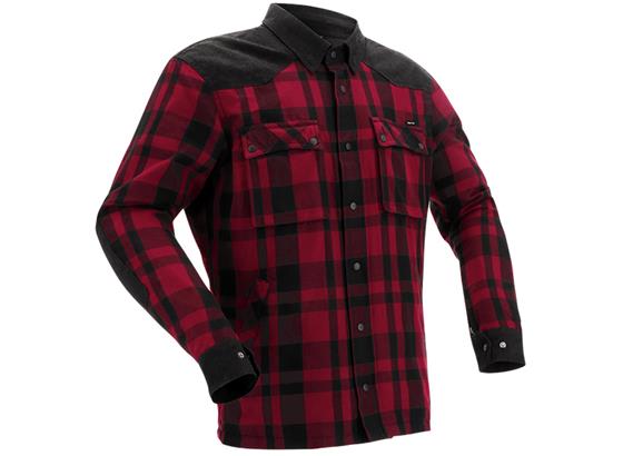 RICHA WISCONSIN WP JKT BLK/BURGUNDY