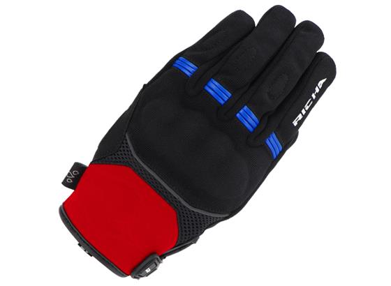 RICHA SCOPE WP GLOVE BLACK/RED/BLUE
