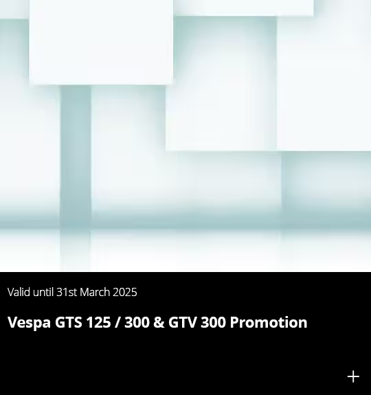 Vespa GTS & GTV 300 Promotion