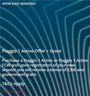 Piaggio 1 Active Offer + Grant