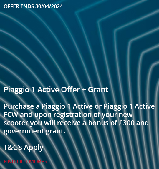 Piaggio 1 Active Offer + Grant