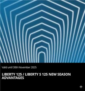 LIBERTY 125 / LIBERTY S 125 PROMOTION