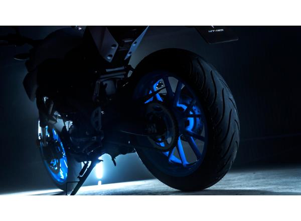 Wide 140-section rear tire