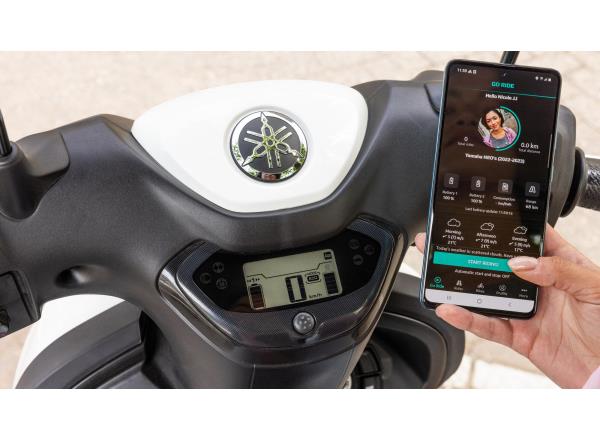 Connectivity via Yamaha MyRide app
