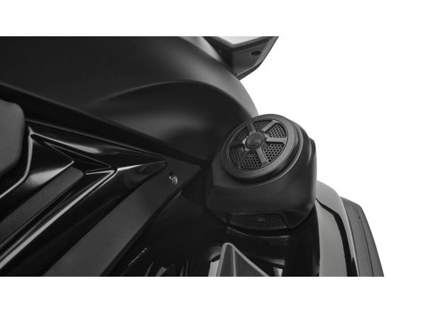 Integrated audio system takes your tunes on the wa