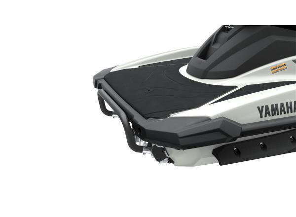 Extended rear platform and towing hook