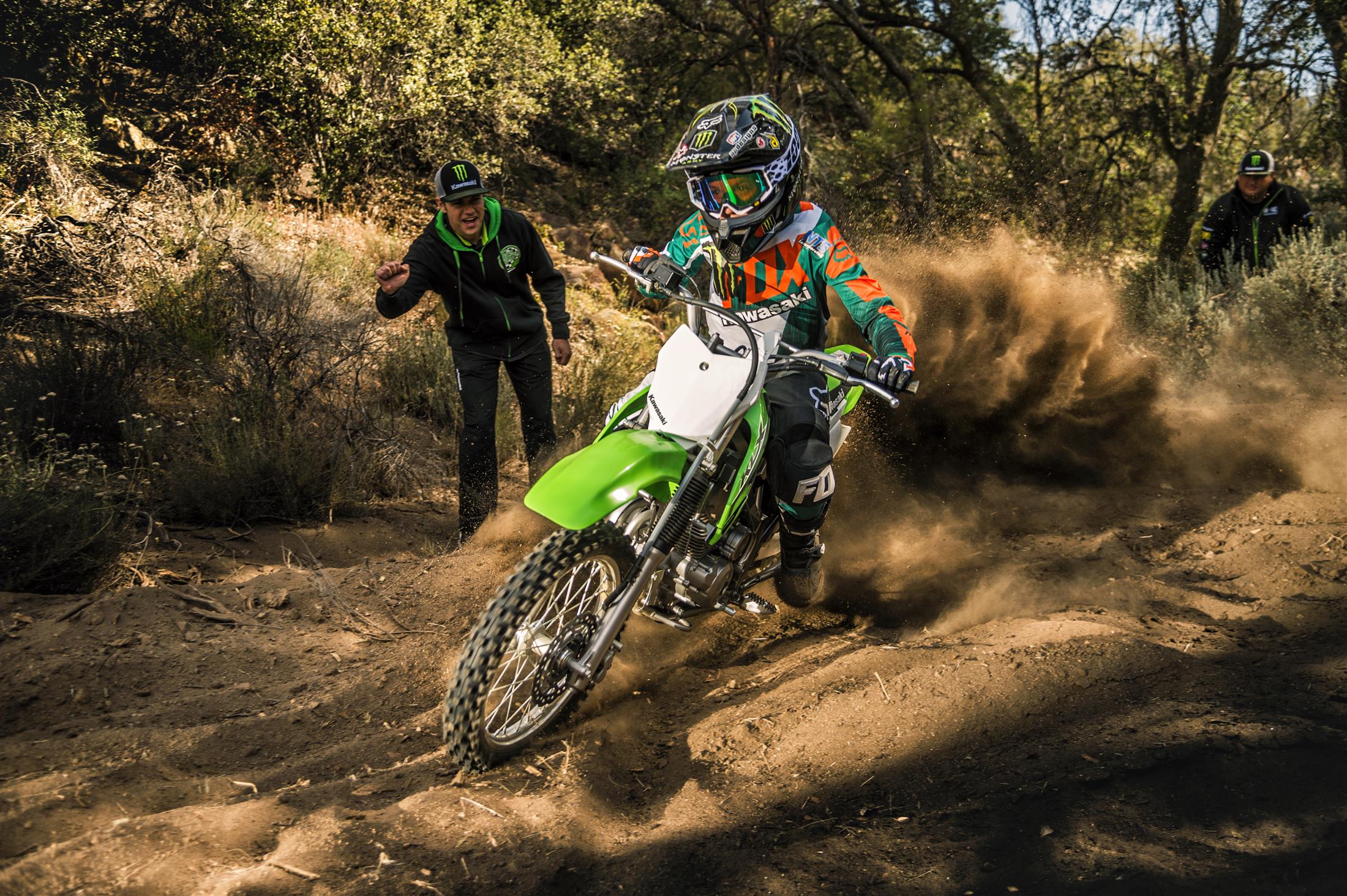 Three model KLX140R line for 2023