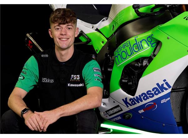 Cheshire Mouldings Kawasaki sign Max Cook for the 2023 British Superbike season