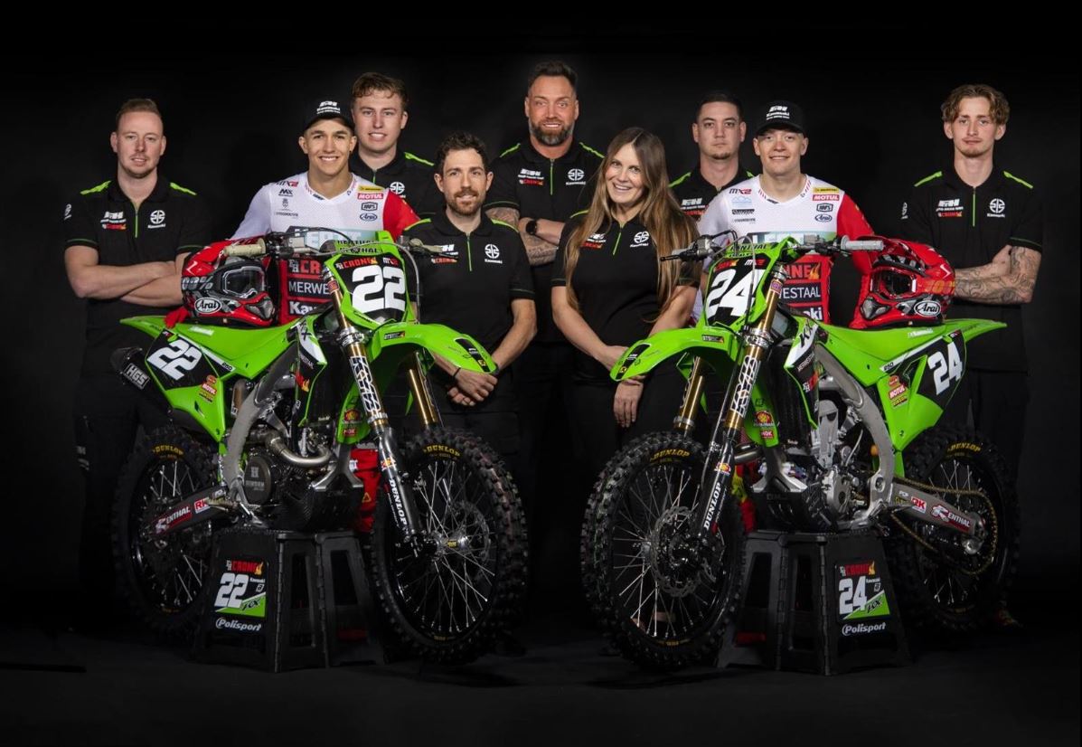 F&H Kawasaki MX2 Racing Team reveals its new line up