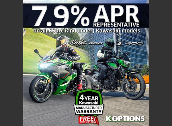 Discover your dream Kawasaki with K-Options Finance!